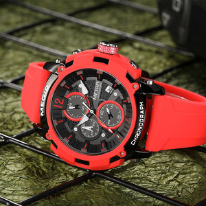 Reloj deportivo de cuarzo multifuncional, impermeable, luminoso, de silicona - Product Image 2