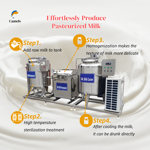 Equipo de procesamiento de leche, Mini máquina de pasteurización de leche, planta lechera - Product Image 2