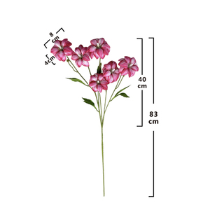 Fleurs artisanales sérigraphiées : Petites orchidées, <span class=keywords><strong>Hibiscus</strong></span> syriacus, Fleur Mujin pour décoration <span class=keywords><strong>de</strong></span> mariage et photographie <span class=keywords><strong>de</strong></span> paysages <span class=keywords><strong>de</strong></span> mariage - Product Image 3