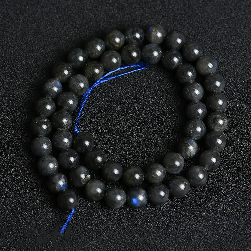Perle di pietre preziose rotonde da 8mm pietra di quarzo di cristallo, perle di pietra di fenice, perle di pietra preziosa per fare perle di mala