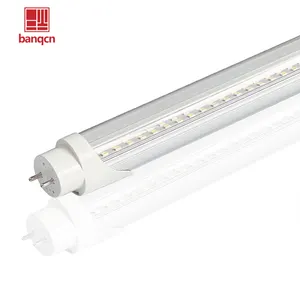 Banqcn lampu tabung LED, bohlam cahaya terintegrasi kecerahan tinggi 4 kaki T8 AC100-277VAC 22 Watt 120cm