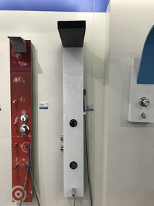 レインパネルシャワーシステム浴室コラムタワー滝スパジェットスマートシャワー壁パネル304ステンレス鋼シャワーパネル - Product Image 2