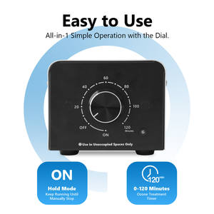 Mini Generador de Ozono Compacto de 12V Tamaño de Viaje para Tratamiento del Aire <span class=keywords><strong>en</strong></span> Coche y Hogar - Product Image 5