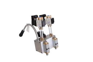 Venta directa de fábrica Pistola de pegamento de fusión en caliente de pulverización de fibra de encolado automático de niebla - Product Image 3