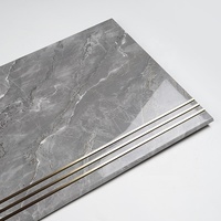 Carreaux de marche d'escalier antidérapants en porcelaine polie de haute qualité pour escalier de maison moderne