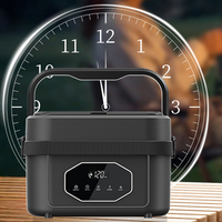 Nouvelle boîte à lunch rechargeable, conteneur chauffant portable pour aliments, boîte chauffante pour aliments avec charge USB, pour le travail en extérieur, le camping, les voyages