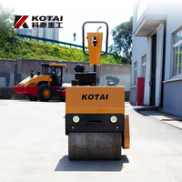 KOTAI KD005 Mini rouleau à double tambour avec moteur Changfa et rayon de braquage court pour machine de compactage de sol de route asphaltée
