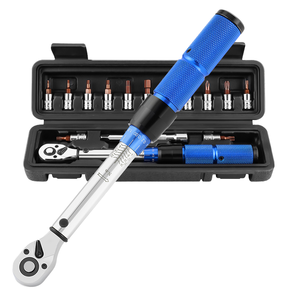 Hi-Spec 1/4 inch xe đạp cờ lê 72 răng bấm hai chiều chính xác Ratchet điều chỉnh 2-24n. M mô-men xoắn cài sẵn để bảo trì xe đạp tự làm - Product Image 1