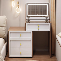 Meilleure Vente : Ensemble Coiffeuse Moderne Miroir pour Chambre avec Tabouret, Grande Capacité, Tailles Personnalisables pour Appartement