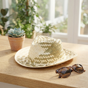 Personalized Promotional <b>Summer</b> With Vietnamese Straw <b>Hat</b> Mexican Straw <b>Hat</b> Perfect for Sunshade and Beach Vibes - Product Image 1