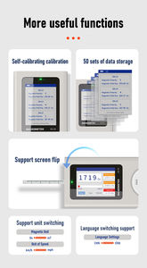 Instrumentos De Teste Do Medidor De Gauss Tesla Do <span class=keywords><strong>Detector</strong></span> Do Medidor De Campo Eletromagnético Aikesi - Product Image 4
