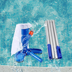 Poste de extensión de aluminio para <span class=keywords><strong>piscina</strong></span>, cabezal de succión al vacío, limpiador de revestimiento estándar para uso en exteriores, novedad - Product Image 6
