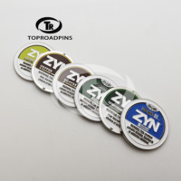Marqueurs de balle de golf en métal personnalisés avec divers designs et votre propre logo Z Y N, marqueur de balle de golf magnétique pour Zyn Boger Par
