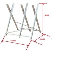 Scie à Offres Spéciales Cheval Acier Jambes Pliantes Portable Menuiserie Stand Table Sawhorse Workbench