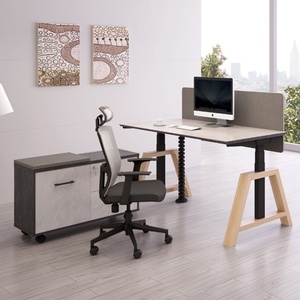 Modern <b>Adjustable</b> Sit Stand Electric Office Desk for Modern Workspaces - Product Image 3