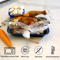 Sacs de cuisson pour four sans BPA, transparents, résistants à 220 degrés, pour emballage alimentaire, cuisson, bouillir pommes de terre, viande, dinde de Thanksgiving, rôtir le poulet