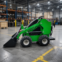 Senpower Mini Skid Steer Loader Mesin EPA Mesin Kama Wheel Loader Log Loader Backhoe Front Loader Garansi 1 Tahun