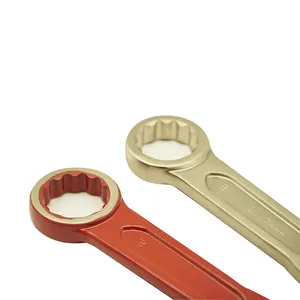 Striking Ring Spannernon sparking One Open End Ring Wrench with DIN7444 stand
