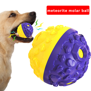 Az Nieuwe Meteorietvorm Raar Lawaai Speelgoed Bal Slijtvaste Bijtbestendige Huisdier Speelgoed Bal Producten - Product Image 2