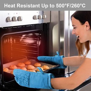 Găng Tay Lò Nướng Nhà Bếp Chịu Nhiệt Bộ 6 Chiếc Găng Tay Lò Nướng Bằng Silicon Chống Trượt - Product Image 5