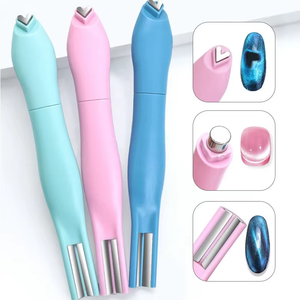 Nouveau design HQ Mixed Proc Discount Double-head pour stylo magnétique, pour gel magnétique 3D effet œil de chat, vernis à ongles gel, outil de manucure et nail art - Product Image 1