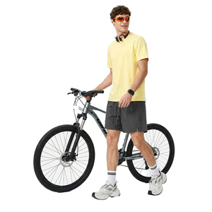Camiseta de Alta Calidad de 240 g/m², Cuello Caído, 100% Algodón, Tejido Transpirable, Talla Grande, Diseño Personalizado, Camisetas para Hombre - Product Image 2