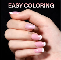 Aillsa 504 Uñas Postizas de Gel Suave, Forma Ataúd Corta, Cobertura Completa, Acabado Semi-Mate, 12 Tamaños, para Diseño de Uñas y Aplicación en Dedos