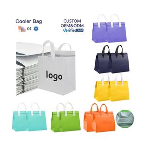 Bolsa Térmica Personalizada con Logotipo, Impermeable, Autoadhesiva, para Llevar Comida, Bolsa Térmica Aislante para Entrega de Alimentos - Product Image 1