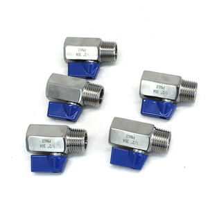 304 316 thép không gỉ mini bóng van 1/2 "NP BSP bóng van vít bóng van bspt nội bộ và bên ngoài chủ đề kết thúc - Product Image 3