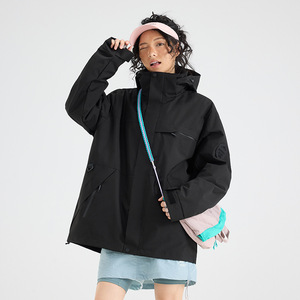 Women's 3 In 1 Down Lined Windbreaker Jacket Full Sleeve Windproof Autumn Winter Warm Parka Workwear - Product Image 1