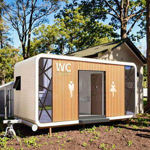 Baño Móvil Portátil de Acero Moderno de Alta Calidad, Baño Público Exterior Conveniente para Parques y Uso a Bajo Precio - Product Image 1