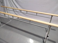 Barre de danse réglable en bois 2024 pour exercices de jambes, barre horizontale portable pour ballet et danse
