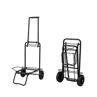 Fournisseur professionnel de chariots pliants à cadre en acier, capacité de 30 kg, pour le transport