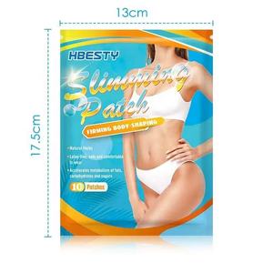 Parche Herbal Natural para Abdomen y Ombligo, para Pérdida de Peso, Reafirmante, Moldeador Corporal, Parche de Cuidado Lazy Ai Cao, 10 Parches/paquete - Product Image 2