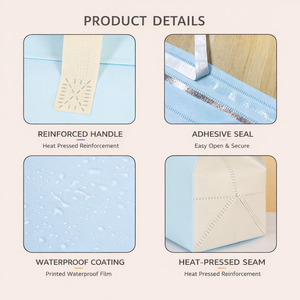 Bolsas Térmicas Desechables con Logotipo Personalizado, Impermeables, de Papel de Aluminio, Aisladas Térmicamente, para Comida Caliente o Fría, para Llevar o Entregar, Bolsa de Tela No Tejida - Product Image 4