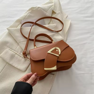 Sac à main bandoulière en PU tendance et petit format pour femmes, sac bandoulière rétro, vente chaude - Product Image 1