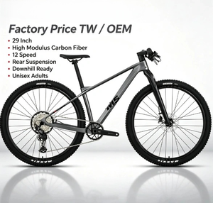 Bicicletta da Montagna in Fibra di Carbonio ad Alto Modulo 29 Pollici, 12 Velocità, Sospensione Posteriore, Unisex per Adulti, Prezzo di Fabbrica 2026 Tw/oem M8100 - Product Image 1