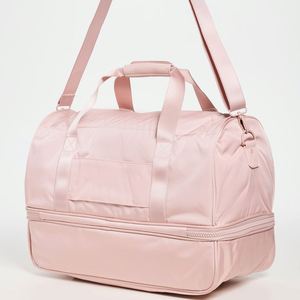 Custom for Ripstop Nylon Casual Sport Waterproof Travel Duffle Bag Trolley <b>Strap</b> Large Capacity Bottom Shoe Compartment Men - Product Image 3