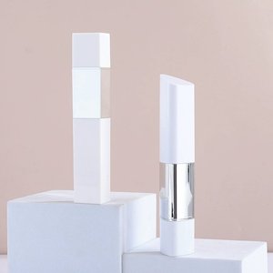 Barra de Maquillaje Facial Blanca de Lujo 2 en 1, Barra de Maquillaje en Forma de V <span class=keywords><strong>con</strong></span> Doble Cabezal y Brocha, Barra Correctora, Brocha para Rubor - Product Image 6