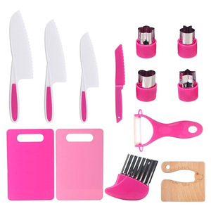 Juego <span class=keywords><strong>de</strong></span> Cuchillos <span class=keywords><strong>de</strong></span> Acero Inoxidable para Niños, Herramienta para Cortar Verduras, <span class=keywords><strong>Juguete</strong></span> Educativo para Hornear, Operación Manual para Jardín <span class=keywords><strong>de</strong></span> Infancia - Product Image 2