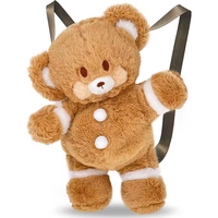 Sac à dos d'ours en peluche Kawaii Cartoon pour enfants