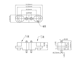 2-पिन पिच 2.5 मिमी चुंबकीय पोगो पिन कनेक्टर-पावर बैंक चार्जिंग जांच पुरुष और महिला कनेक्टर, प्रत्यक्ष ओम/ओडम आपूर्तिकर्ता - Product Image 5