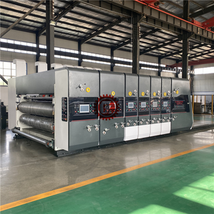 Full Automatic Corrugated Carton Flexo Printing Folder Gluing Strapping - Product Image 4