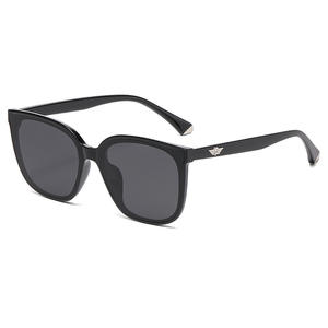 Ks-3854 Lunettes de soleil carrées pour femmes, monture noire, verres TAC, protection UV400, pour la conduite et l'utilisation en extérieur - Product Image 5