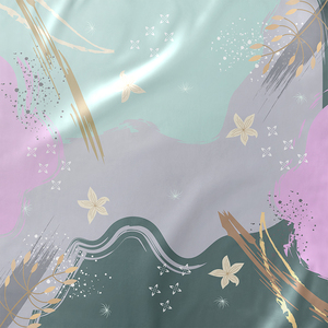 High End Custom <strong>Silk</strong> Scarf Printing Double Sided Print Same Color Both Sides Rolled Hem Square Shawl Luxury Brand Designer - Product Image 2