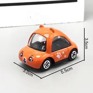 ITTL 1:64 मिनी मर डाली मॉडल कार कैप्सूल आश्चर्य अंडा खिलौने सेट मुक्त पहिया धातु Diecast कार्टून रेसिंग वाहन खिलौने के लिए बच्चों