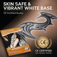 Créez vos propres autocollants de tatouage écologiques autocollants, papier vierge imprimable pour événements, festivals, impression offset temporaire