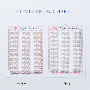 Hạt ngọc trai nước ngọt tự nhiên màu trắng hồng cam 4A+ độ sáng cao, hoàn hảo để làm đồ trang sức tự chế, ngọc trai Mabe - Product Image 5