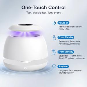 Smile Find Pulitore ad ultrasuoni per apparecchi ortodontici con certificazione CE, doppia modalità di pulizia, luce UV, timer digitale e controllo touch - Product Image 5