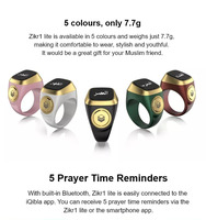 REIDA Meilleure vente Smart Tasbih Counter Iqibla Zikr Ring pour la prière musulmane